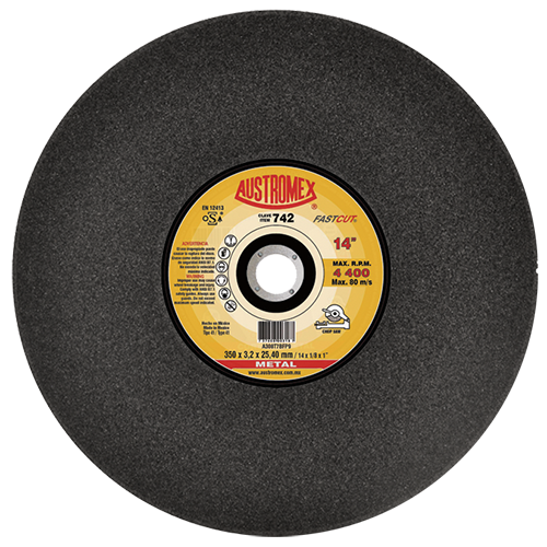 Disco para corte de metal (sólidos)