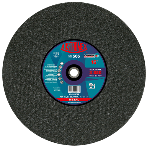 Disco para corte de metal